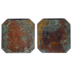 Emilio Vila. Mercado Central. 2 Pesetas (BC)