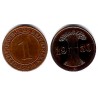 (37) Imperio Alemán (Weimar). 1930(A). 1 Pfennig (MBC)