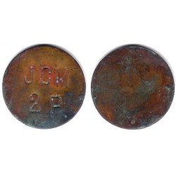 JCM. 2 Pesetas (BC)