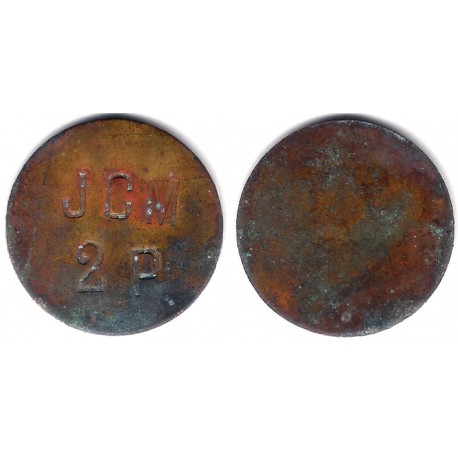 JCM. 2 Pesetas (BC)