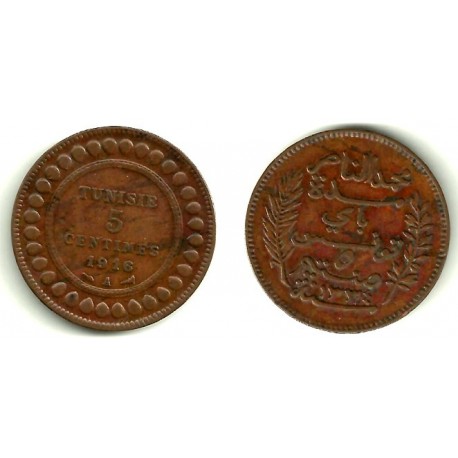 (235) República Tunecina. 1916A. 5 Centimes (EBC)