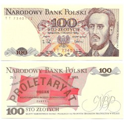 (143e) Polonia. 1988. 100 Zlotych (SC)
