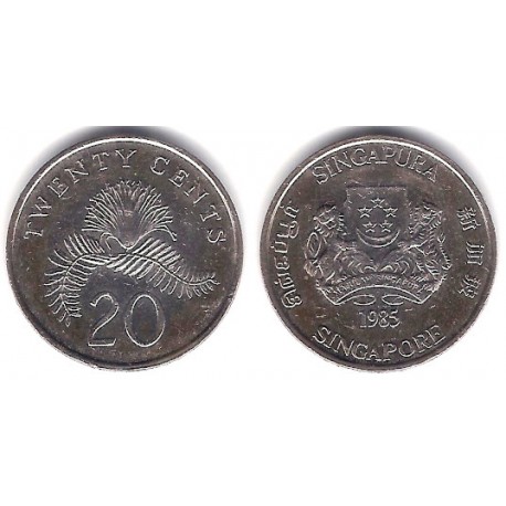 (52) Singapur. 1985. 20 Cents (MBC-)