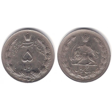(1175a) Irán. 1967. 5 Rials (MBC+)