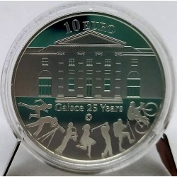 Irlanda. 2010. 10 Euro (Proof) (Plata) Gaisce 25 Years