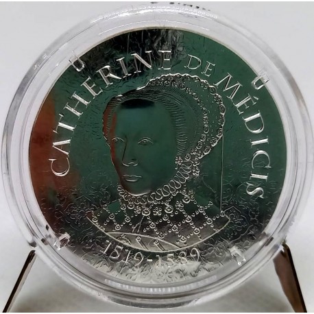 Francia. 2017. 10 Euro (Proof) (Plata) Cahterine de Médicis