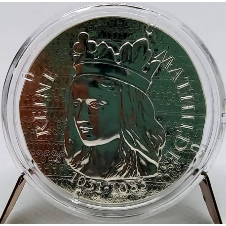 Francia. 2016. 10 Euro (Proof) (Plata) Reine Mathilde