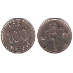 (35.2) Corea del Sur. 2001. 100 Won (MBC)