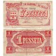 Baronia de Rialb. 1937. 1 Peseta (BC+) Leves roturas en margenes