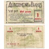 Blanes. 1937. 1 Peseta (MBC+)