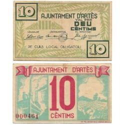 Artés. 1937. 10 Céntimos (MBC)