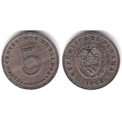 (23.2) Panamá. 1962. 5 Centesimos (MBC)
