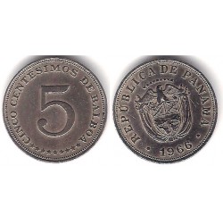 (23.2) Panamá. 1966. 5 Centesimos (MBC)