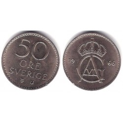 (837) Suecia. 1966. 50 Ore (MBC)