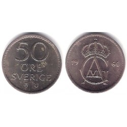(837) Suecia. 1964. 50 Ore (MBC+)