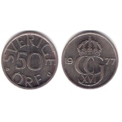 (855) Suecia. 1977. 50 Ore (MBC)