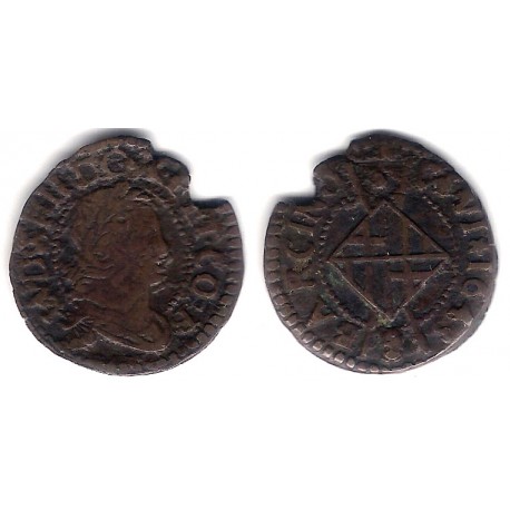 Luis XIV (Principado Catalán). 1645. Seiseno (MBC-) Ceca de Barcelona