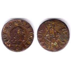 Luis XIV (Principado Catalán). 1643. Seiseno (BC/BC+) Ceca de Barcelona
