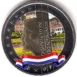 Países Bajos. 2001. 2 Euro (SC) Coloreada