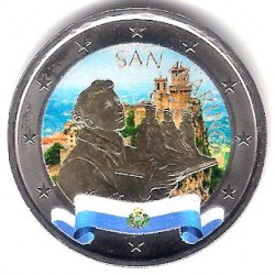 San Marino. 2022. 2 Euro (SC) Coloreada