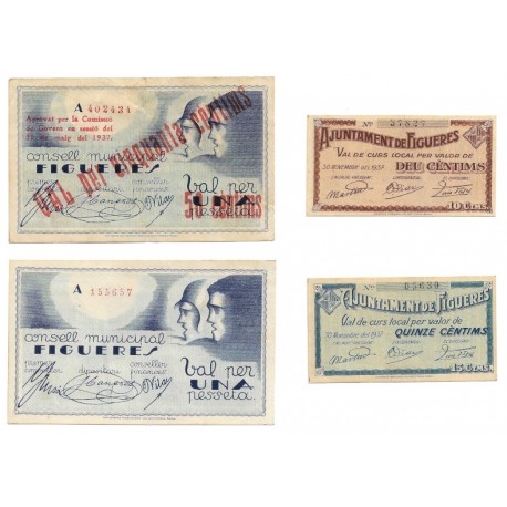 Figueres. 1937. Serie Completa (MBC/EBC)