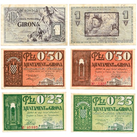 Girona. 1937. Serie Completa (MBC/MBC-)