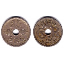 (823.1) Dinamarca. 1924. 25 Ore (MBC)