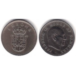 (851.1) Dinamarca. 1963. 1 Krone (MBC)
