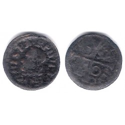 Felipe IV. Sin Fecha. Dinero (RC+/BC-) Ceca de Barcelona