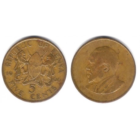 (5) Kenia. 1966. 5 Cents (BC)