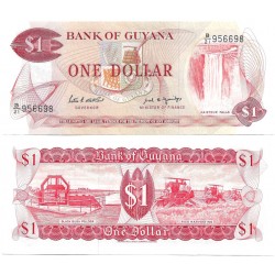 (21f) Guyana. 1966-92. 1 Dollar (SC)