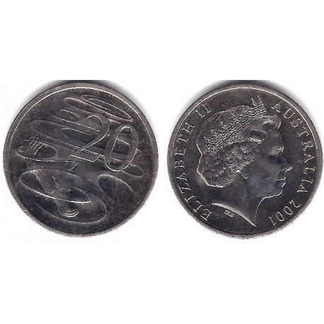(403) Australia. 2001. 20 Cents (EBC)