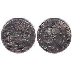 (403) Australia. 2002. 20 Cents (MBC/MBC-)