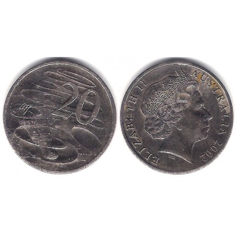 (403) Australia. 2002. 20 Cents (MBC/MBC-)