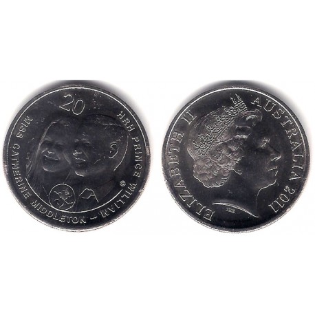 (1566) Australia. 2011. 20 Cents (SC-)