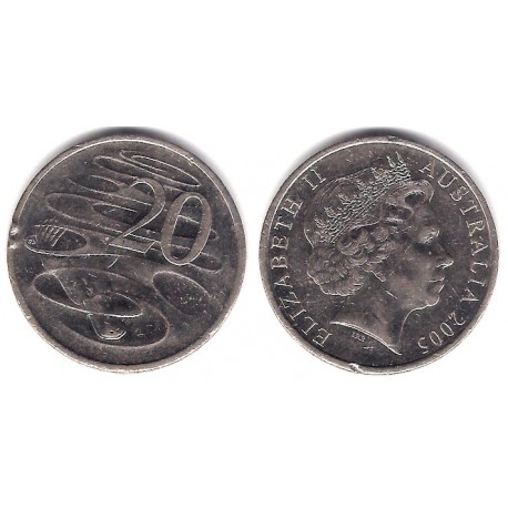 (406) Australia. 2005. 20 Cents (MBC/MBC-)