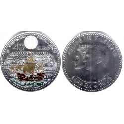 España. 2022. 40 Euro (SC) Vuelta al Mundo