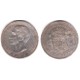 Alfonso XII. 1875*(---75). 5 Pesetas (BC/BC+) (Plata) Ceca de Madrid DE-M. Variante OREJA RALLADA
