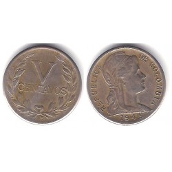 (199) Colombia. 1949. 5 Centavos (MBC)