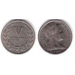 (199) Colombia. 1946. 5 Centavos (EBC+)