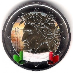 Italia. 2019. 2 Euro (SC) Coloreada