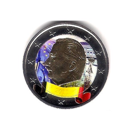Bélgica. 2011. 2 Euro (SC) Coloreada