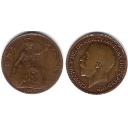 (810) Gran Bretaña. 1919. 1 Penny (BC+)