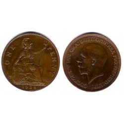 (838) Gran Bretaña. 1936. 1 Penny (MBC)