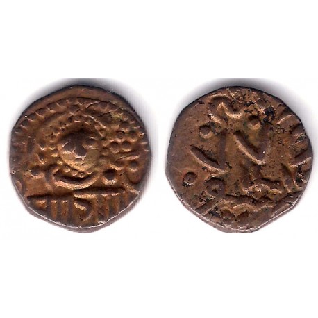 (YC23) Estados Nativos de la India (Baroda). AH1313. 1 Paisa (MBC)