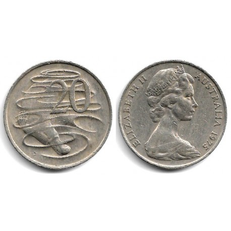 (66) Australia. 1975. 20 Cents (MBC)