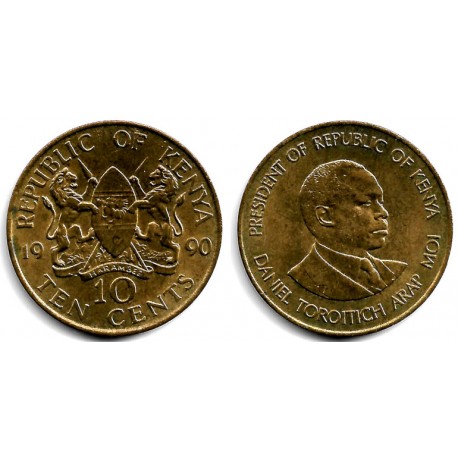 (18) Kenia. 1990. 10 Cents (MBC+)