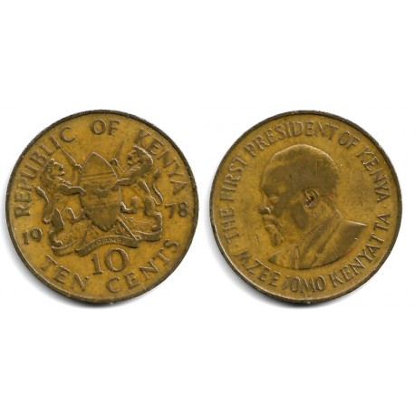 (11) Kenia. 1978. 10 Cents (BC+)