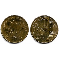 (43) Azerbaiyán. 2006. 20 Qapik (EBC)