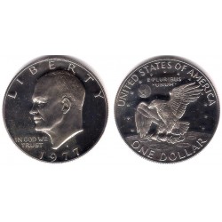 (A203) Estados Unidos de América. 1977(S). 1 Dollar (Proof) (Plata)